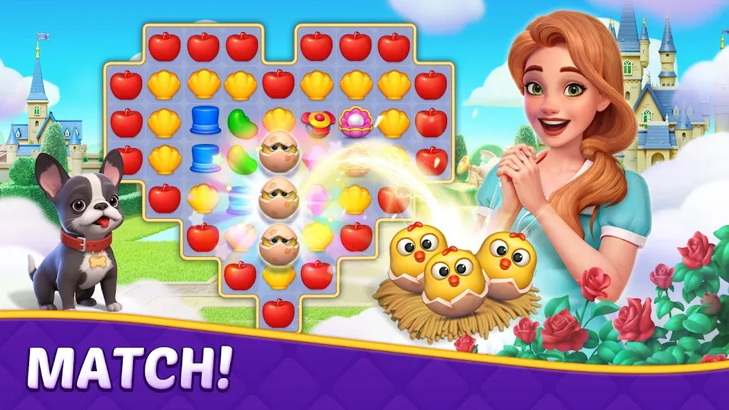 Matching Story - Puzzle Games (Матчинг Стори) [МОД Все открыто] APK Android Screenshot 4