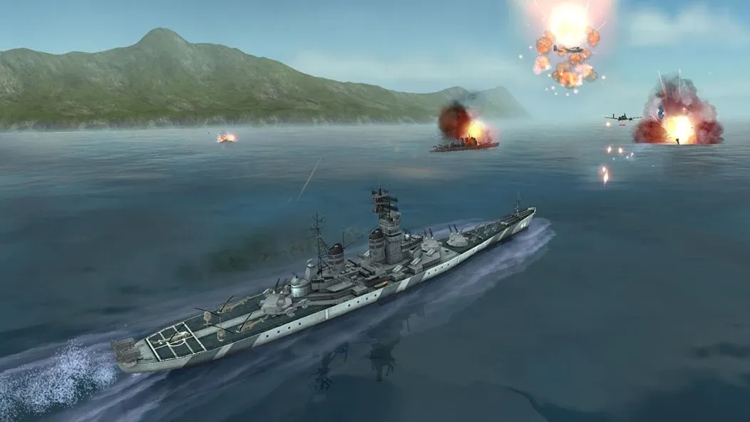 WARSHIP BATTLE:3D World War II [МОД Premium] APK Android Screenshot 2
