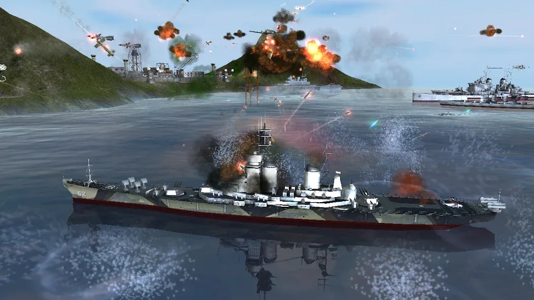 WARSHIP BATTLE:3D World War II [МОД Premium] APK Android Screenshot 3