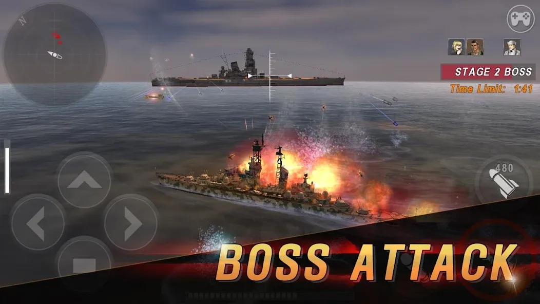 WARSHIP BATTLE:3D World War II [МОД Premium] APK Android Screenshot 5