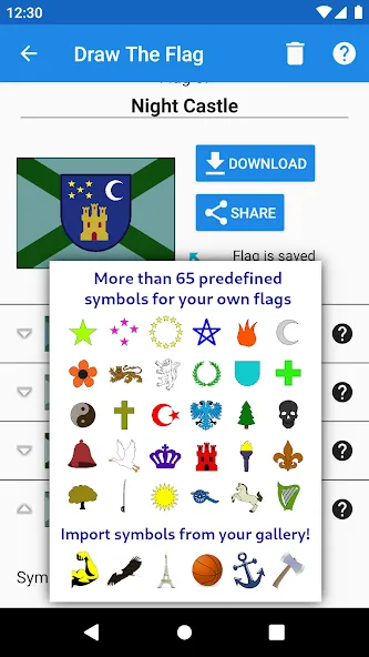 Draw The Flag - Quiz & Maker [МОД Unlocked] APK Android Screenshot 5
