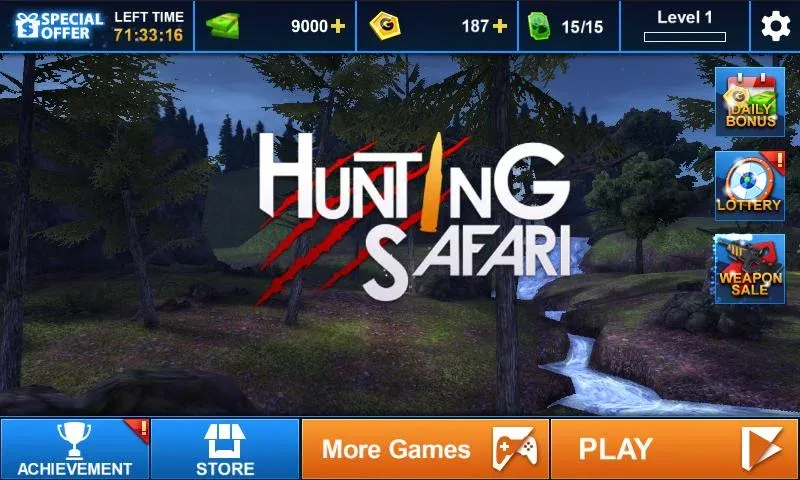 Hunting Safari 3D [МОД Premium] APK Android Screenshot 4