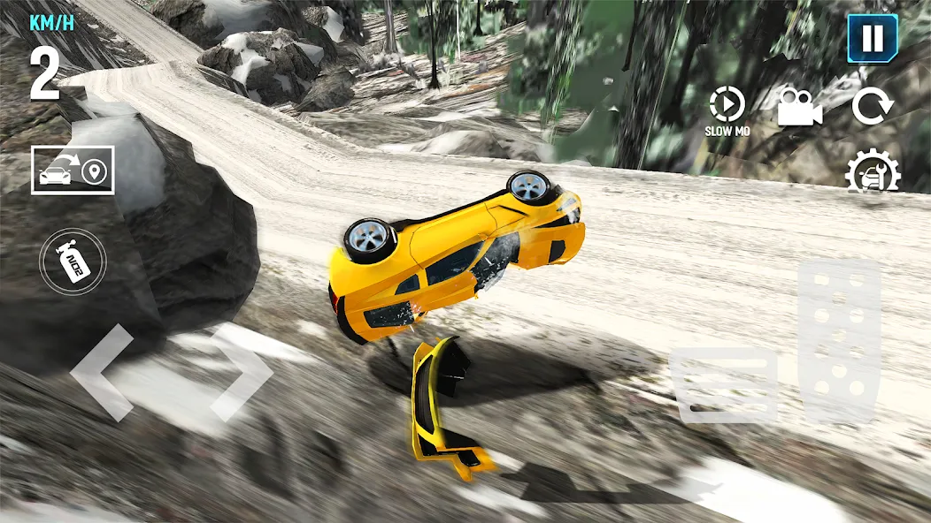 Mega Car Crash Simulator (Мега Кар Краш Симулятор) [МОД Unlocked] APK Android Screenshot 4