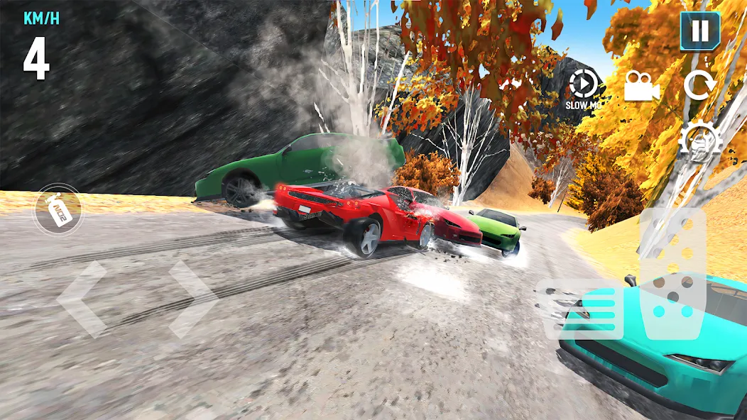 Mega Car Crash Simulator (Мега Кар Краш Симулятор) [МОД Unlocked] APK Android Screenshot 5
