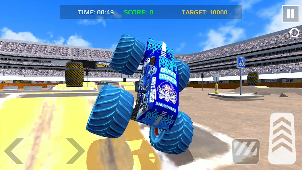 Car Games: Monster Truck Stunt (Монстртрак стант) [МОД Бесконечные монеты] APK Android Screenshot 3