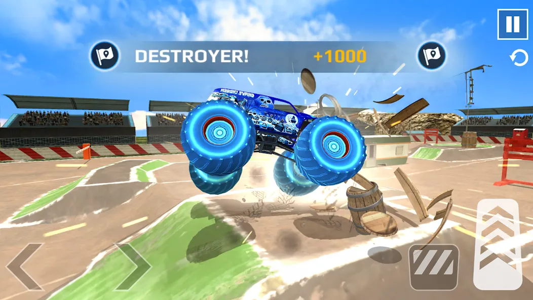 Car Games: Monster Truck Stunt (Монстртрак стант) [МОД Бесконечные монеты] APK Android Screenshot 4