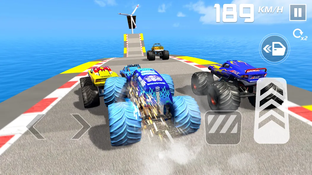 Car Games: Monster Truck Stunt (Монстртрак стант) [МОД Бесконечные монеты] APK Android Screenshot 5