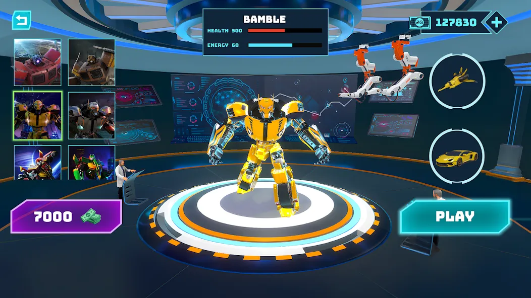 Robot Game: Transform & Fight (Робот Игра Трансформация Автомобиля) [МОД Много денег] APK Android Screenshot 5