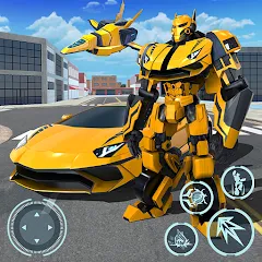 Robot Game: Transform & Fight (Робот Игра Трансформация Автомобиля) [МОД Много денег] APK Android