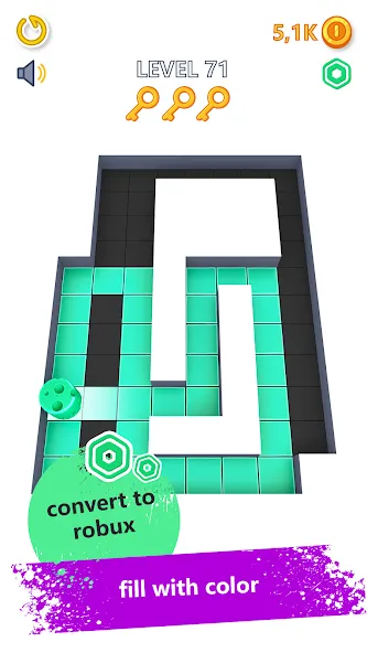 Color Fill - Roblominer (Цолор Филл) [МОД Меню] APK Android Screenshot 5
