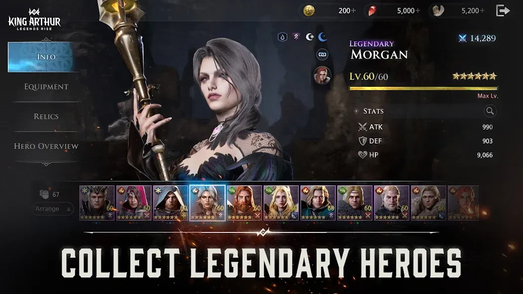 King Arthur: Legends Rise (Кинг Артур) [МОД Много денег] APK Android Screenshot 3