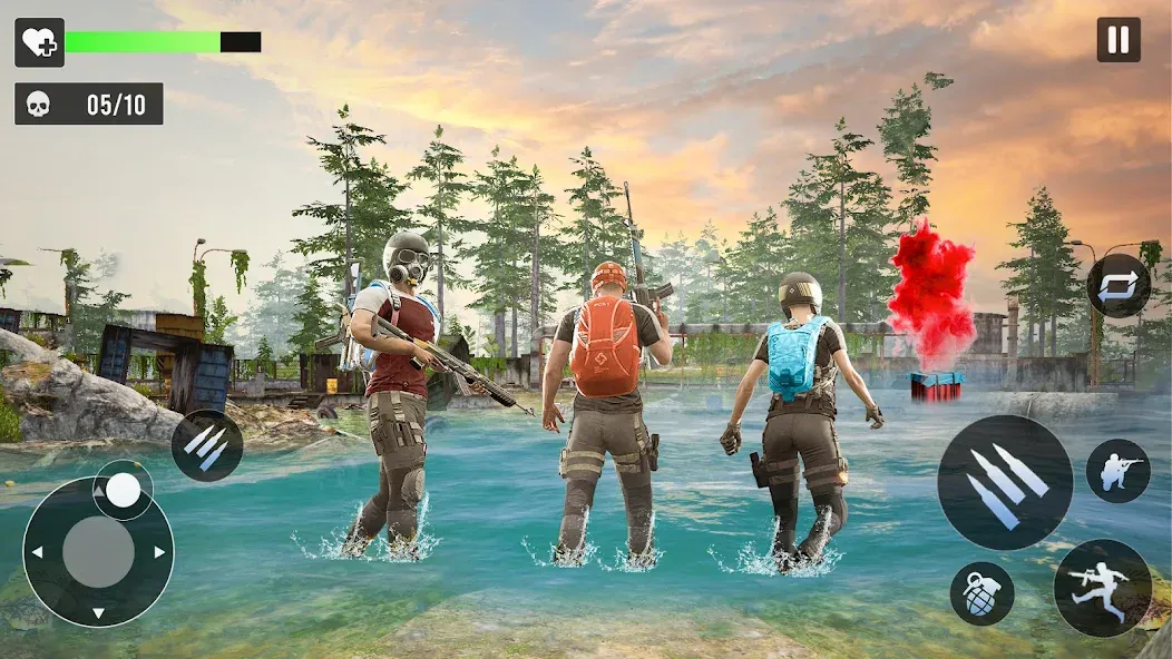 Gun Games - FPS Shooting Games (ФПС офлайн игры по стрельбе из пистолета) [МОД Бесконечные монеты] APK Android Screenshot 4