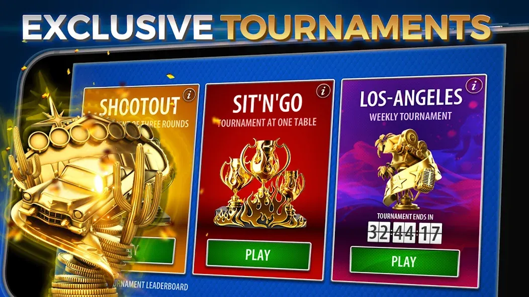 Texas Hold'em Poker: Pokerist [МОД Unlocked] APK Android Screenshot 2