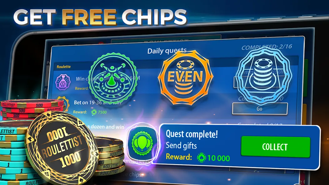 Casino Roulette: Roulettist [МОД Меню] APK Android Screenshot 3