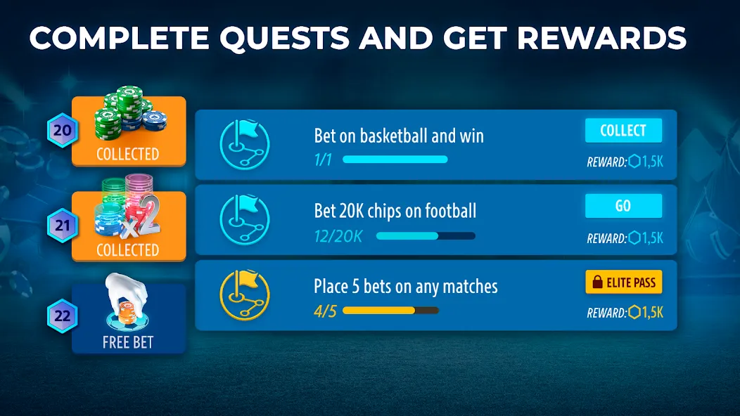 Sportsbook by Pokerist [МОД Меню] APK Android Screenshot 3