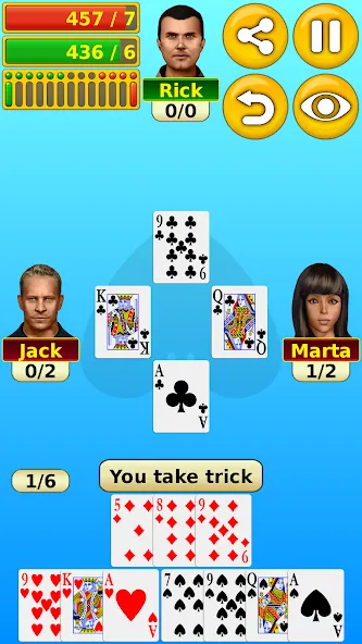 Spades [МОД Много денег] APK Android Screenshot 2