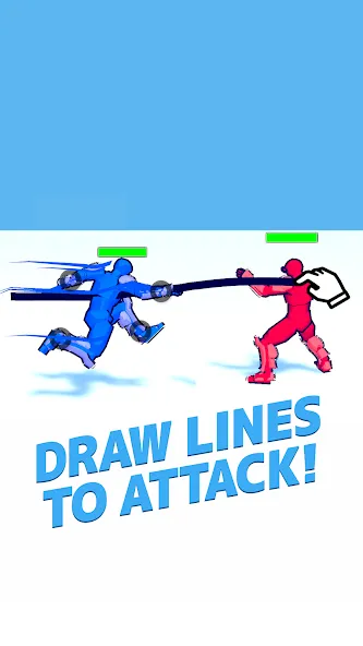 Draw Action: Freestyle Fight (Дроу Экшн) [МОД Все открыто] APK Android Screenshot 1