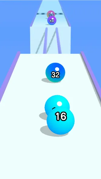 Ball Run 2048: merge number (Бол Ран 2048) [МОД Бесконечные монеты] APK Android Screenshot 4