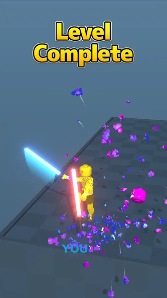 Block Gladiator 3D: sword duel (Блок Гладиатор 3D) [МОД Меню] APK Android Screenshot 2