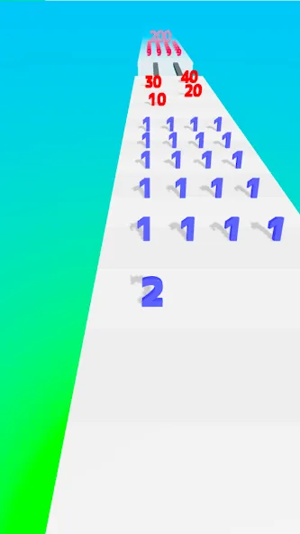 Number Master: Run and merge (Намбер Мастер) [МОД Unlocked] APK Android Screenshot 1