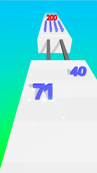 Number Master: Run and merge (Намбер Мастер) [МОД Unlocked] APK Android Screenshot 3
