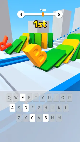 Type Spin: alphabet run game (Тайп Спин) [МОД Unlocked] APK Android Screenshot 1