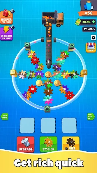 Gear Clicker (Гир Кликер) [МОД Mega Pack] APK Android Screenshot 5