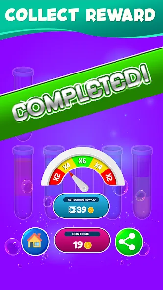 Water Sort Color Sorting games (Вотер Сорт Колор Сортинг гейм) [МОД Все открыто] APK Android Screenshot 3