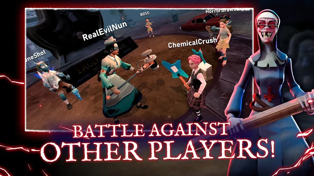 Horror Brawl (Хоррор Броул) [МОД Бесконечные монеты] APK Android Screenshot 2