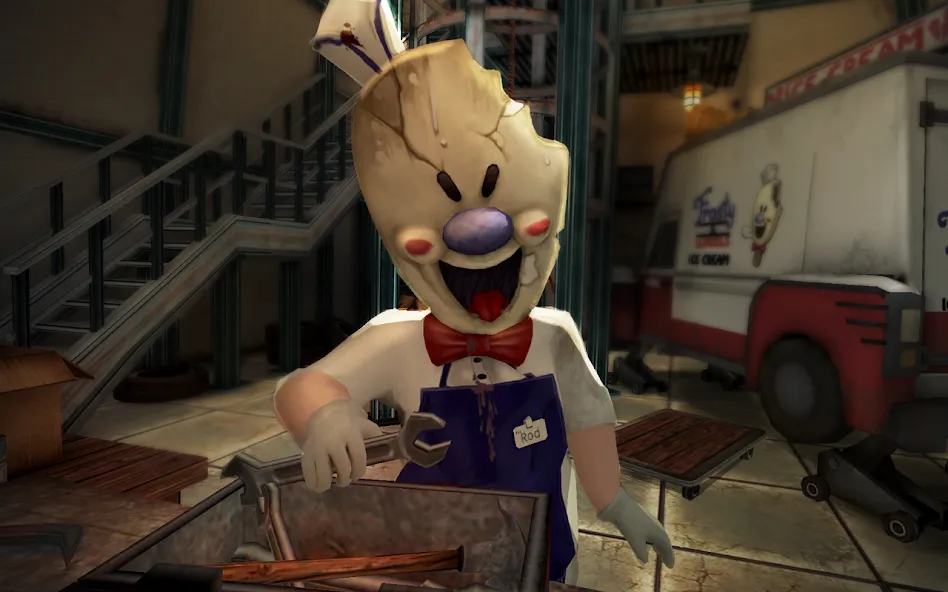 Ice Scream 4: Rod's Factory (Айс Скрим 4) [МОД Меню] APK Android Screenshot 2