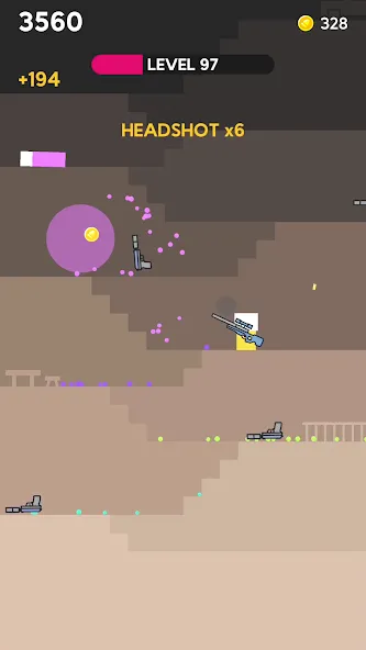 Mr Gun (Мистер Ган) [МОД Много денег] APK Android Screenshot 3