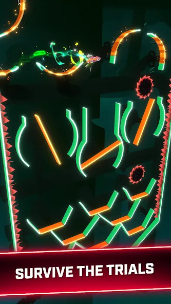 Rider Worlds - Neon Bike Races (Райдер Ворлдс) [МОД Mega Pack] APK Android Screenshot 2