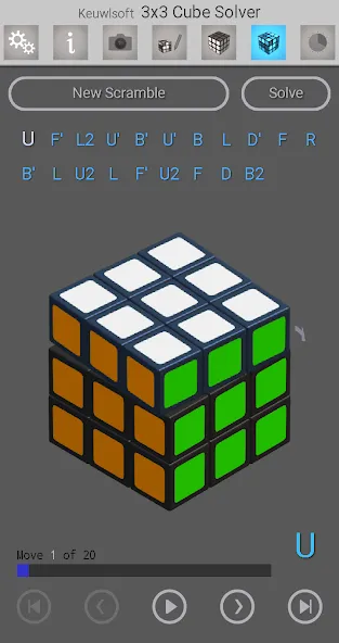 3x3 Cube Solver (х3 кубик решатель) [МОД Premium] APK Android Screenshot 4