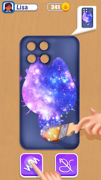 Phone Case DIY Mobile Games [МОД Много денег] APK Android Screenshot 2