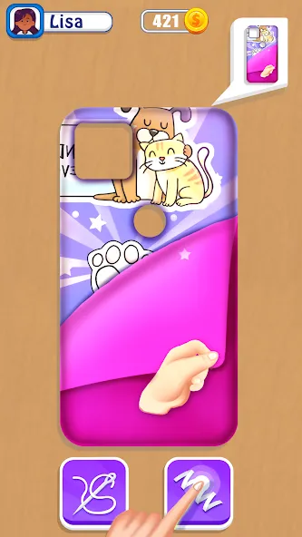 Phone Case DIY Mobile Games [МОД Много денег] APK Android Screenshot 3