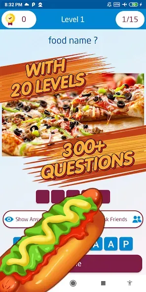 Guess food games [МОД Unlocked] APK Android Screenshot 3