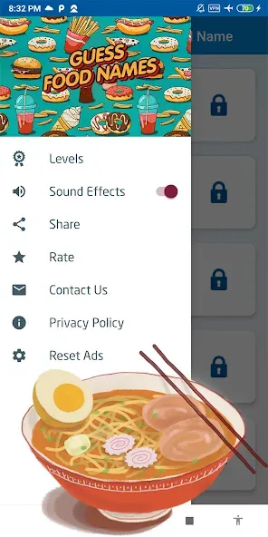 Guess food games [МОД Unlocked] APK Android Screenshot 5