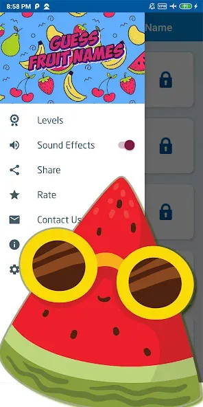Guess the fruit name game [МОД Premium] APK Android Screenshot 5