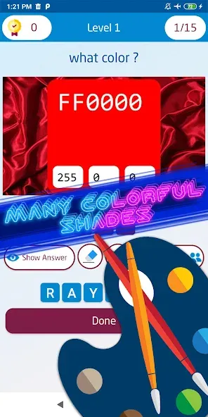 Guess the color game [МОД Premium] APK Android Screenshot 4