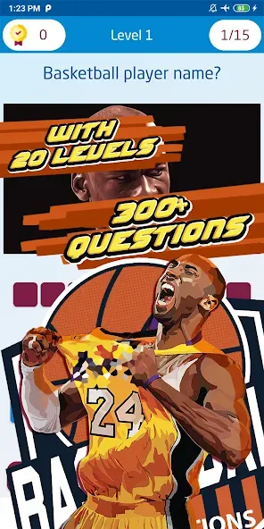 basketball player quiz [МОД Все открыто] APK Android Screenshot 3