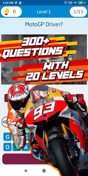 motor racing quiz [МОД Меню] APK Android Screenshot 3