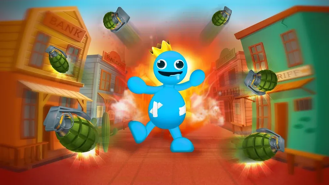 Kick The Rainbow Monster (Кик зе Рэйнбоу Френдс) [МОД Unlocked] APK Android Screenshot 4
