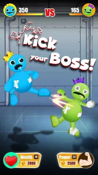 Kick The Rainbow Monster (Кик зе Рэйнбоу Френдс) [МОД Unlocked] APK Android Screenshot 5