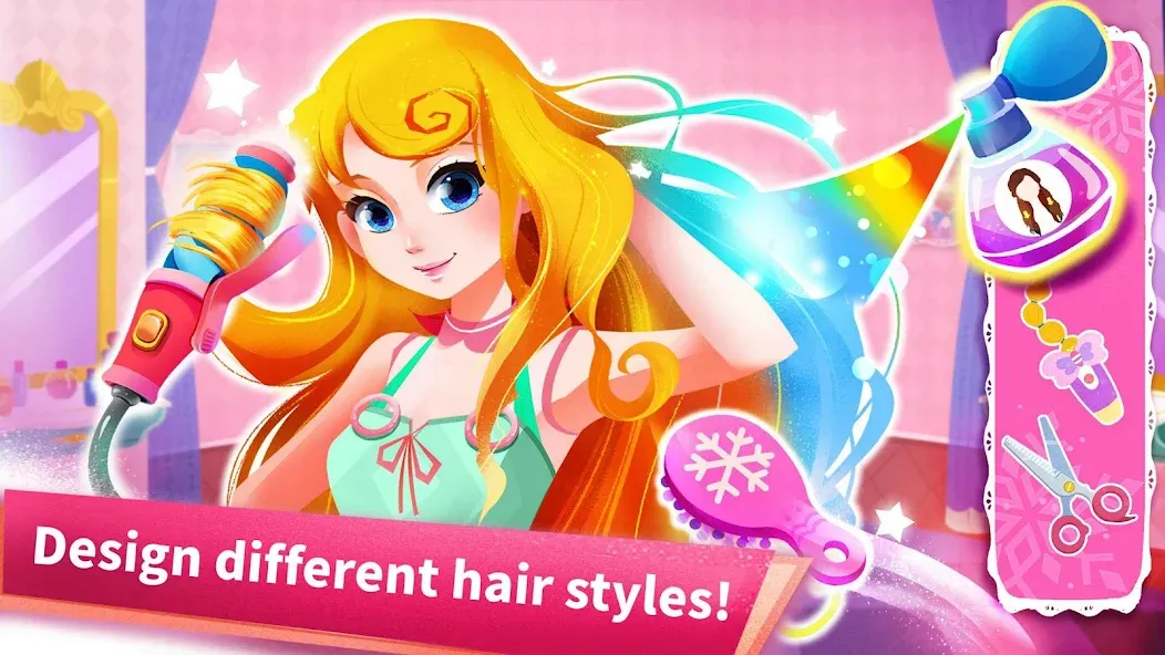 Little Panda: Princess Salon [МОД Unlocked] APK Android Screenshot 3