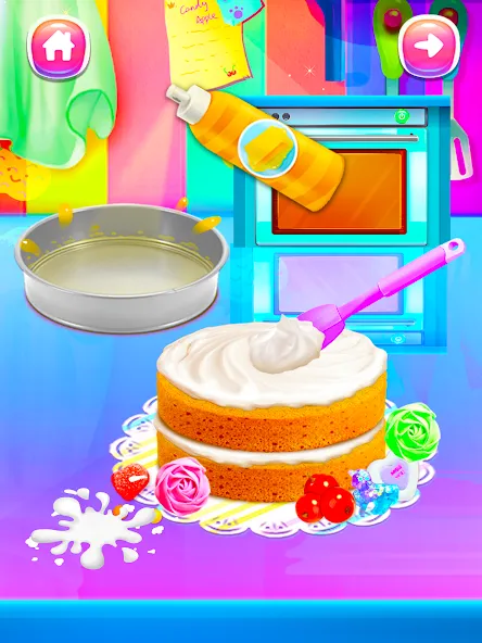 Girl Games: Unicorn Cooking [МОД Premium] APK Android Screenshot 1