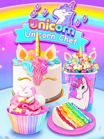 Girl Games: Unicorn Cooking [МОД Premium] APK Android Screenshot 3