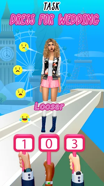 Fashion Battle - Girl Dress Up [МОД Все открыто] APK Android Screenshot 3