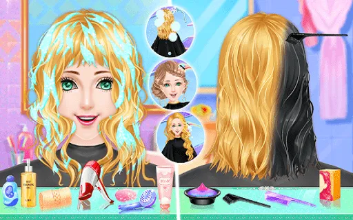 Doll Makeover - Fashion Queen (Игры по макияжу для девочек) [МОД Mega Pack] APK Android Screenshot 3