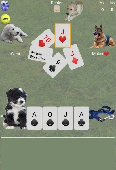 K9 Euchre (К9 Юкер) [МОД Много денег] APK Android Screenshot 2