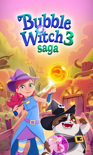 Bubble Witch 3 Saga (Бабл Витч 3 Сага) [МОД Много денег] APK Android Screenshot 5
